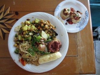 August 2014 plate of food