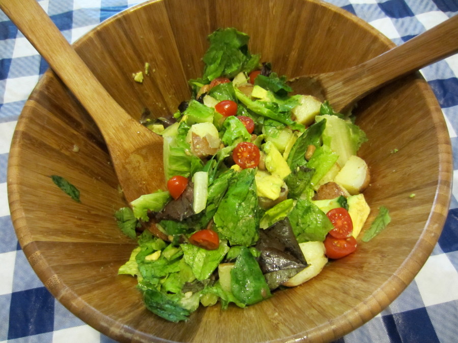 vegan garden potato salad