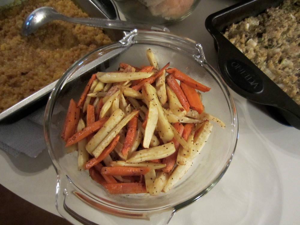 parsnips and carrots