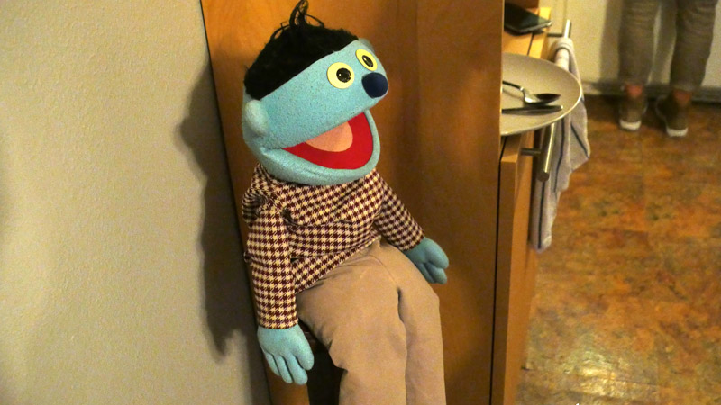 John's kitchen puppet