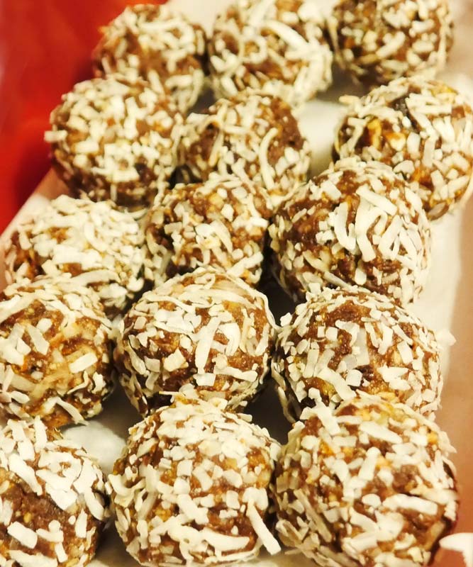 vegan rum balls