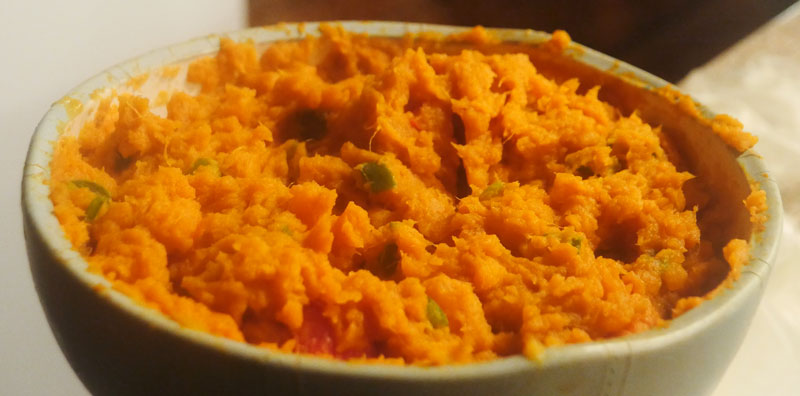 curry jalapeño sweet potato