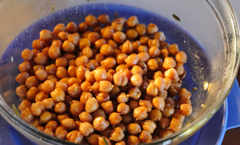 roasted rosemary chickpeas