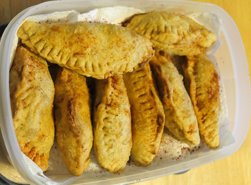 vegan celebration samosas