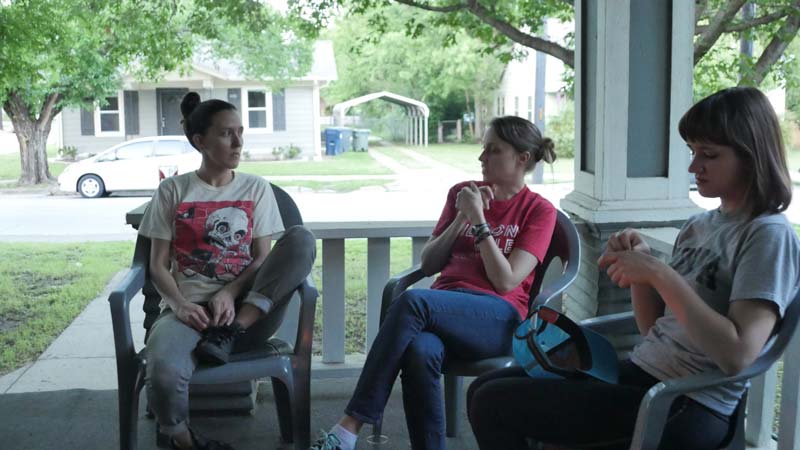 pizza buffet porch