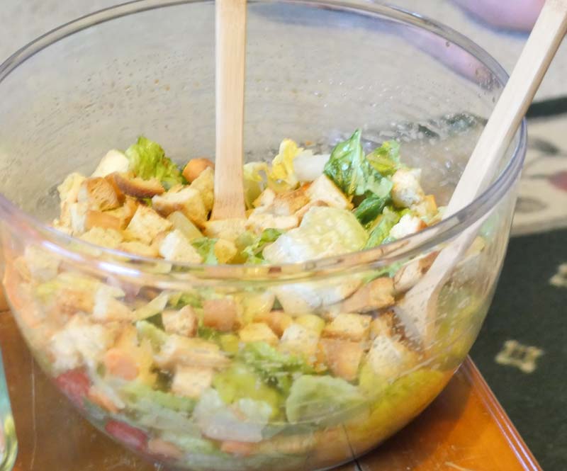 Caroline's vinaigrette salad