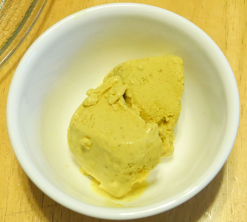 Golden Vegan Milk Ice Cream