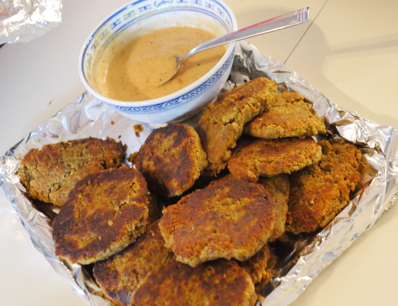 chickpea patties