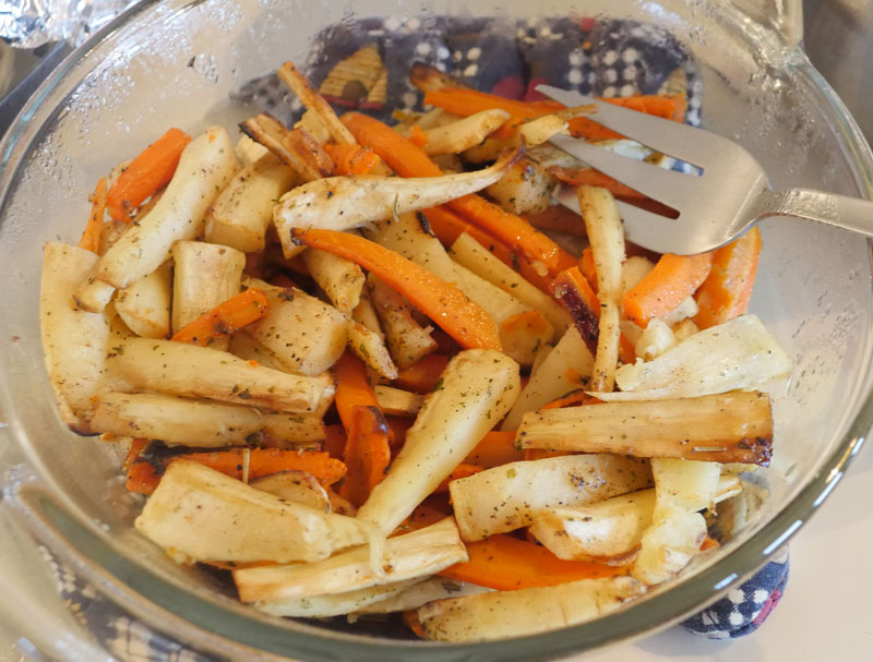 parsnips and carrots