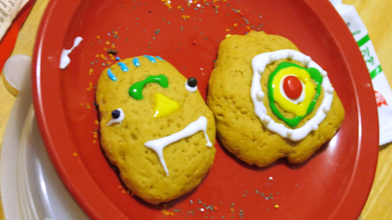 mound shaped Christmas cookies