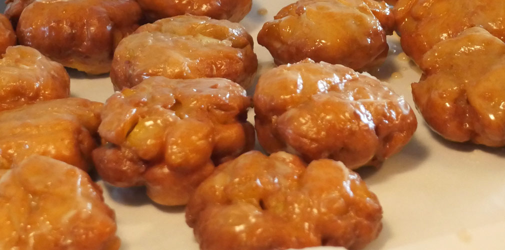 vegan apple fritters