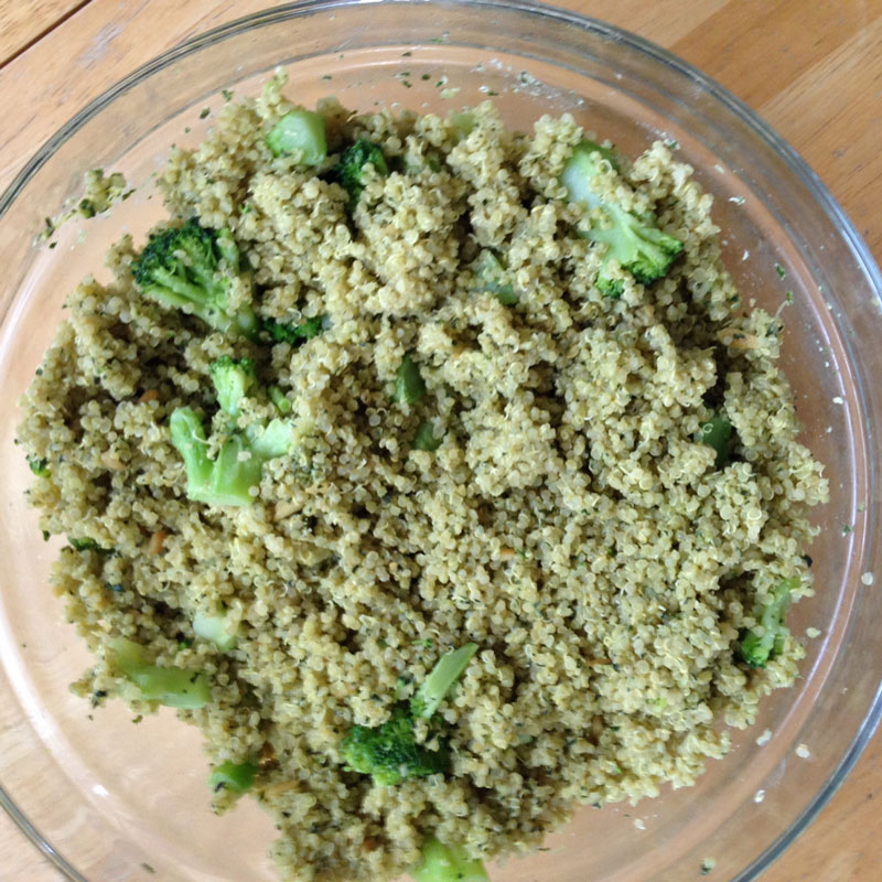 broccoli quinoa