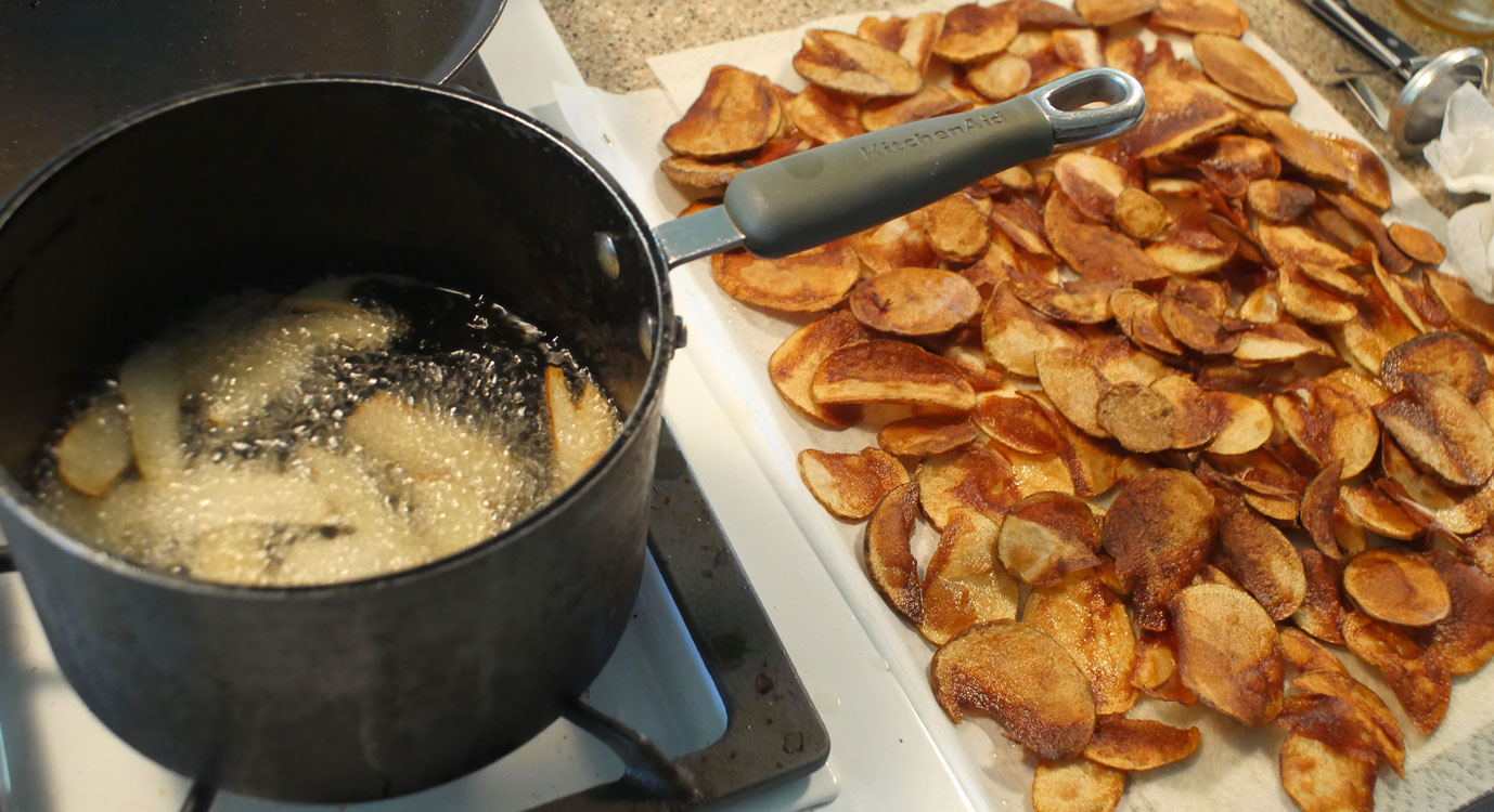 homemade potato chips