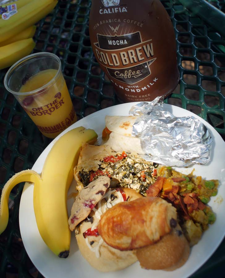 plate of vegan food