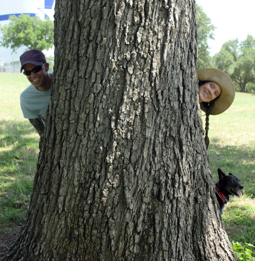 Macy and tree people