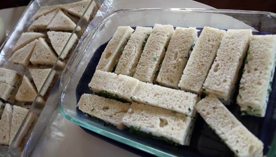 vegan tea sandwiches