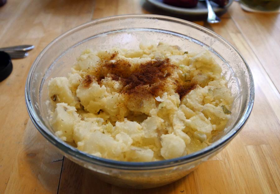 potato and pickle salad