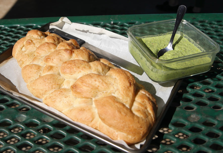 eight plait braid bread