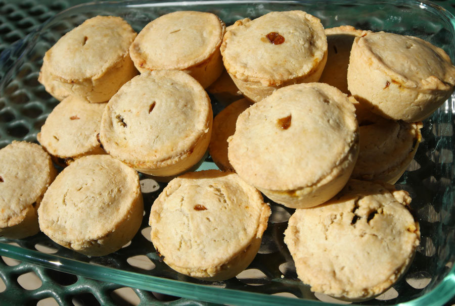 vegan mushroom picnic pies