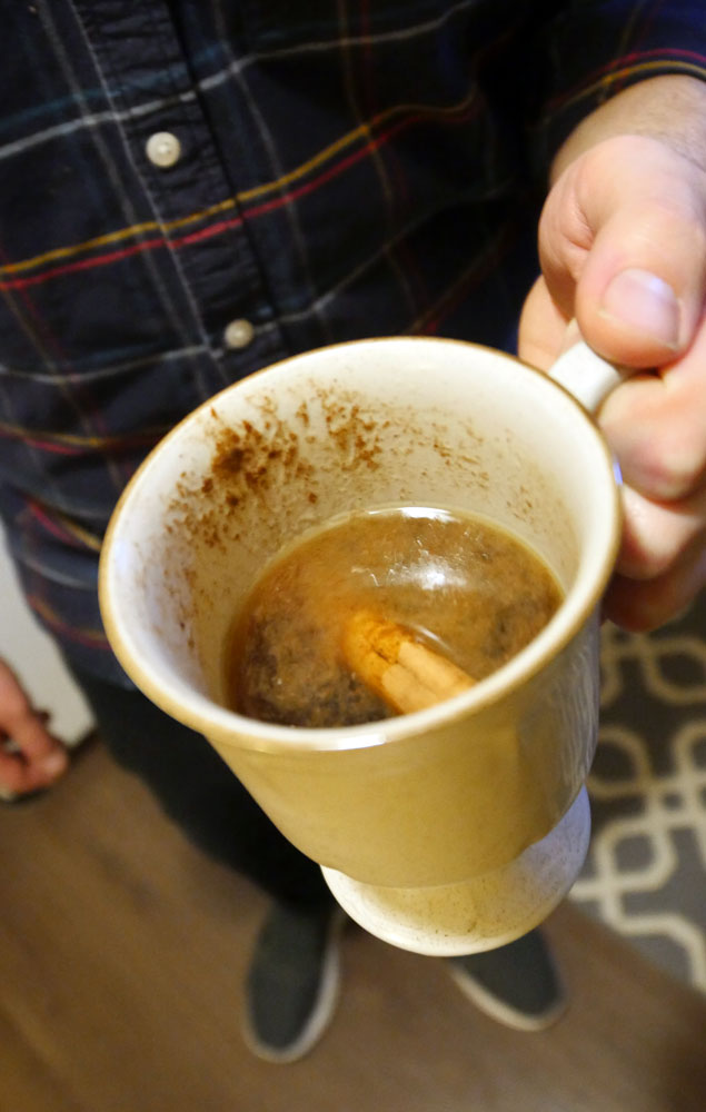 vegan hot buttered rum