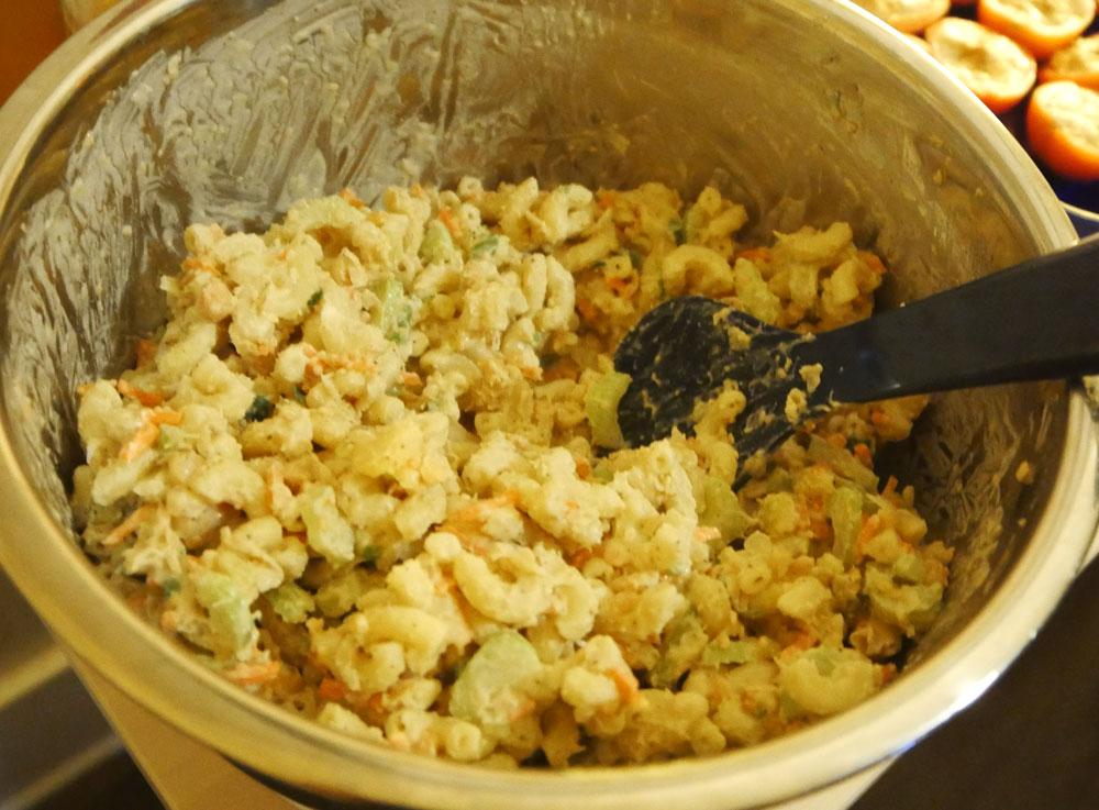 vegan macaroni tuna salad