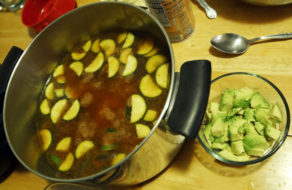 vegan fideo soup