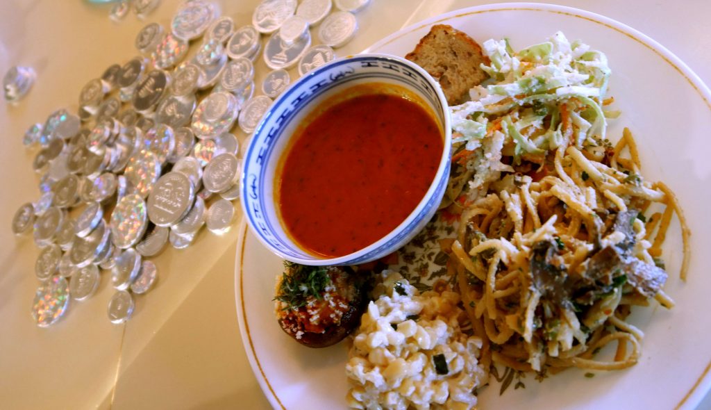 plate of vegan food