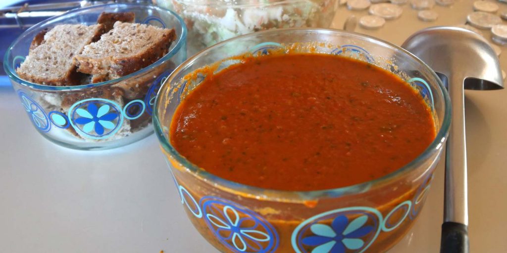 vegan tomato basil soup