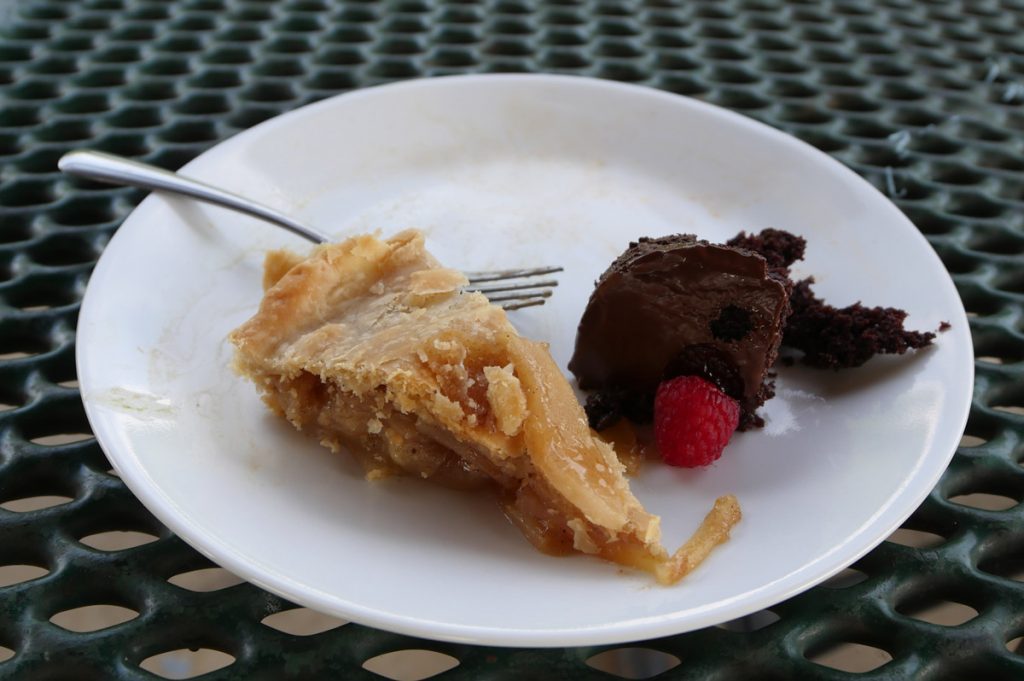 vegan dessert plate