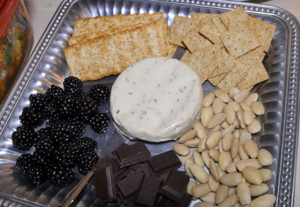 Miyoko vegan cheese board