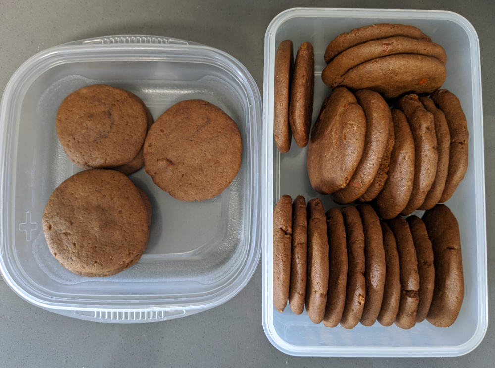 vegan orange gingerbread cookies