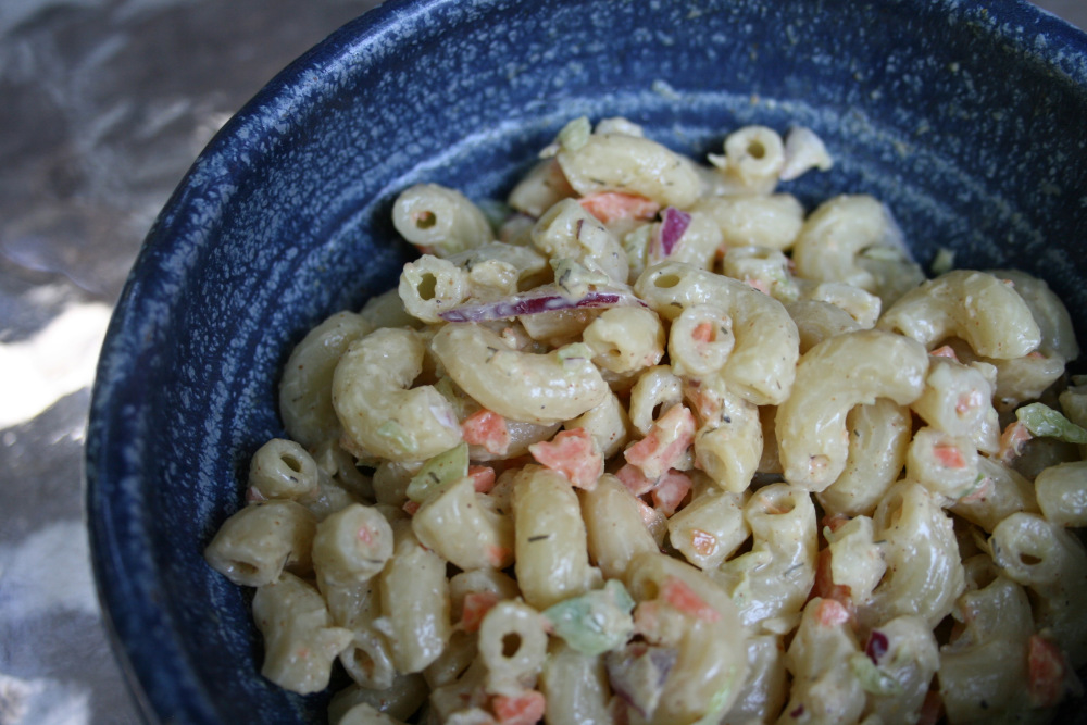 vegan macaroni salad