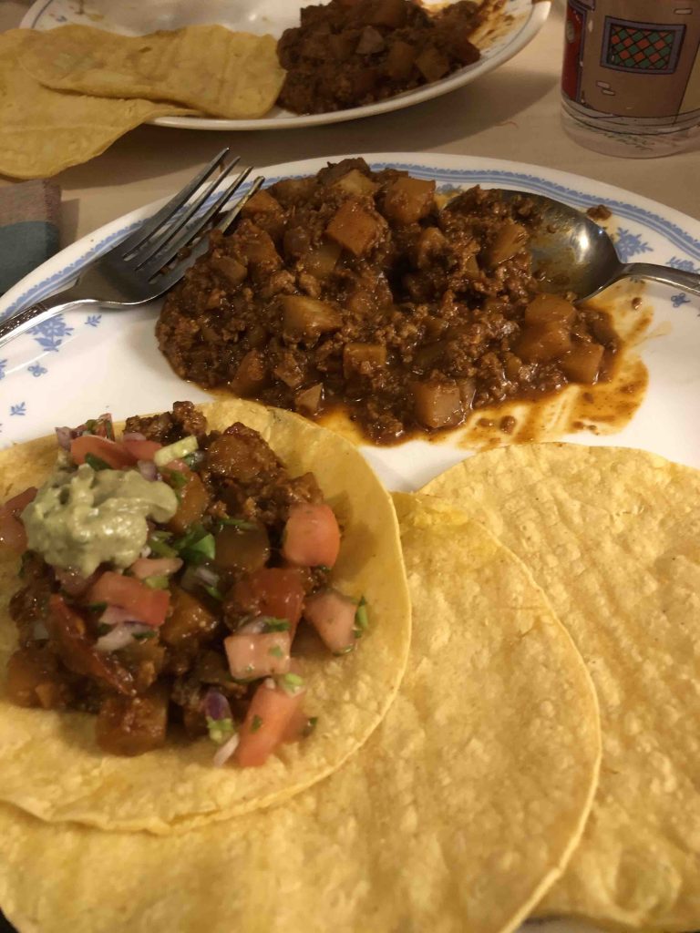 plate of tacos