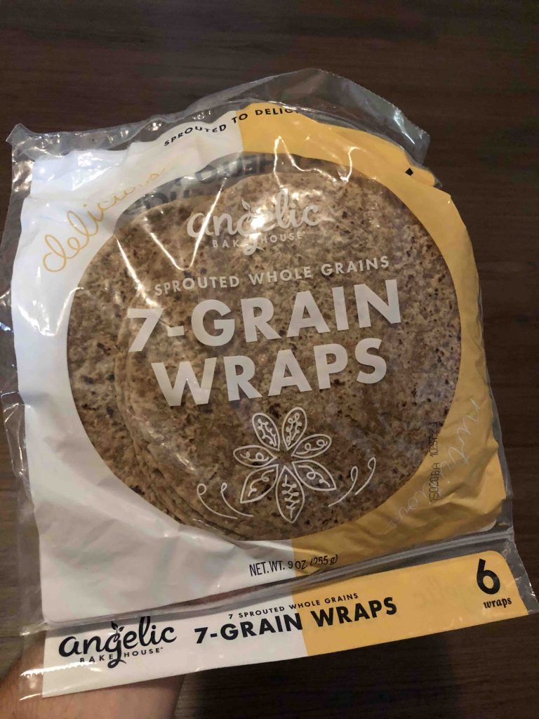 bag of bread wraps