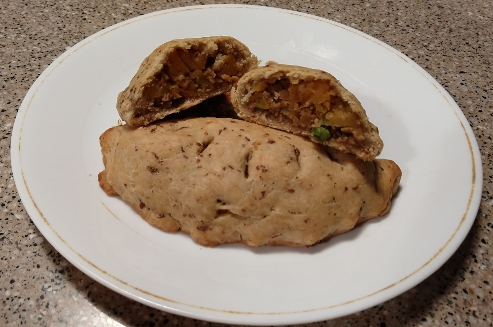 vegan butternut pasty