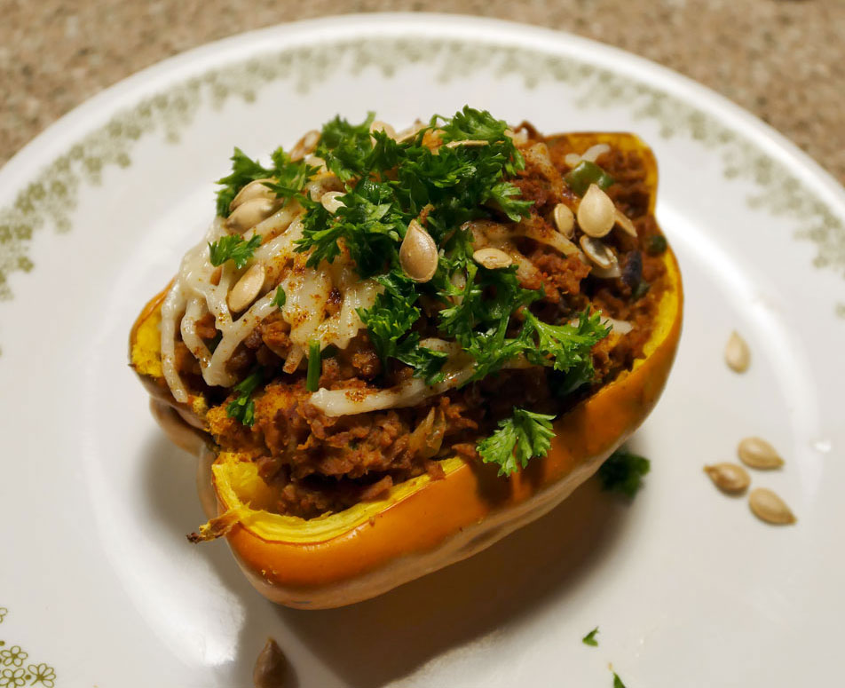 stuffed acorn squash