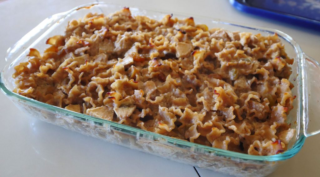 vegan sweet noodle kugel