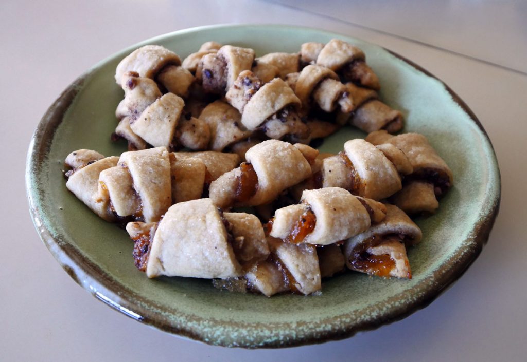 chocolate pecan rugelach