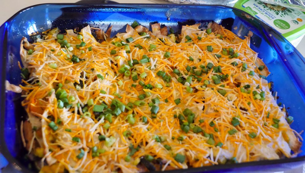 vegan King Ranch casserole