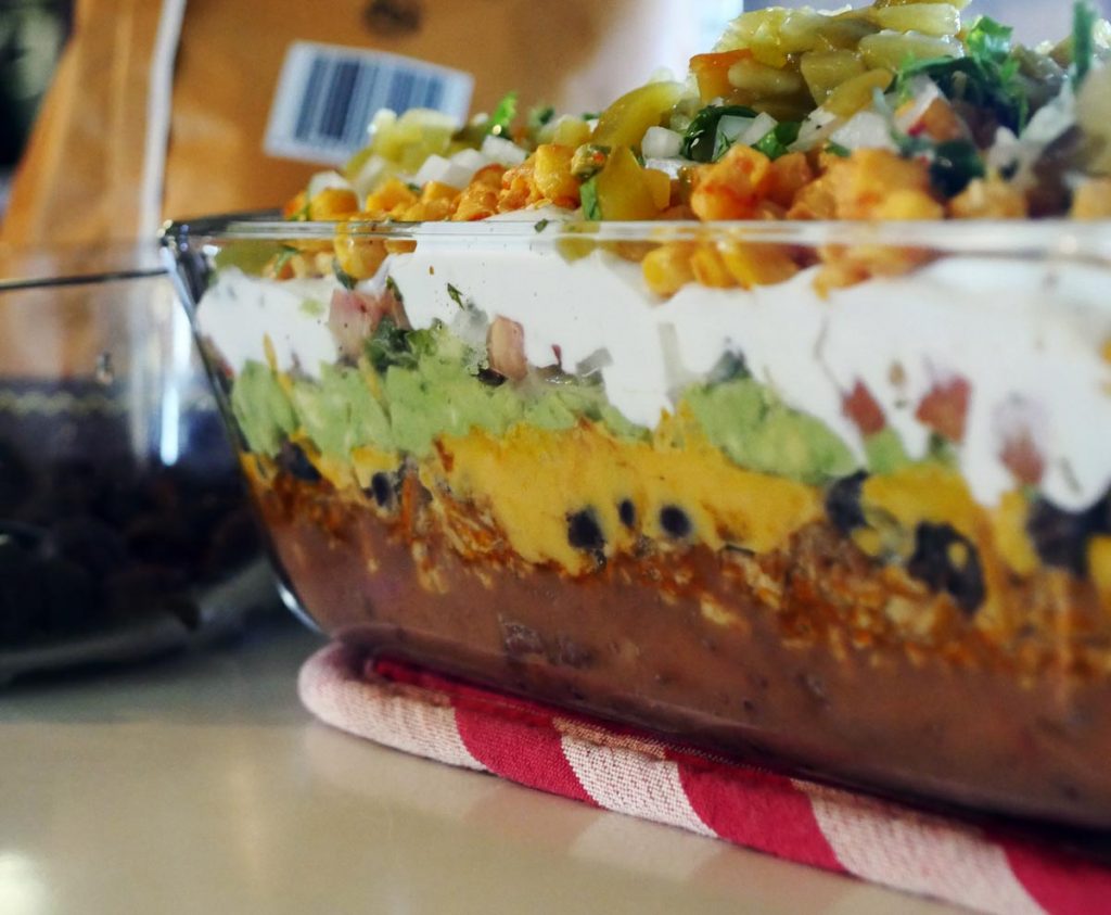 vegan ten layer dip