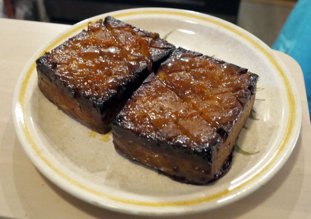 Glazed tofu ham