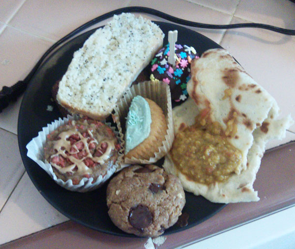 first vegan bake club meeting treats